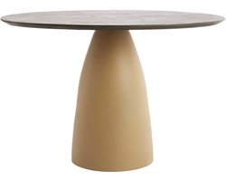 Light & Living - Eettafel PALMIRA - Ø120x76 cm - Bruin