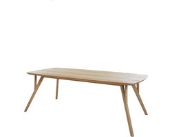 Light & Living Eettafel Quenza - Mangohout - 200 x 100cm - Naturel
