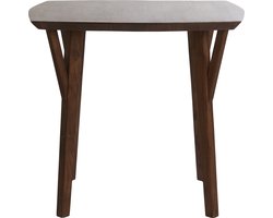Light & Living - Eettafel QUENZA - Ø85x78cm - Bruin