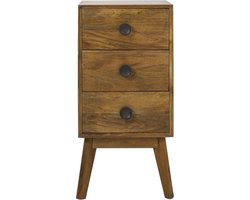 Light & Living Espita Kast met laden - Hout/Olie Bruin - 40x40x80cm