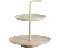 Light & Living - Etagere CAGLIO - Ø24x26cm - Bruin