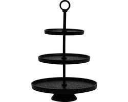 Light & Living Etagère Lutek - Zwart - 3 Laags