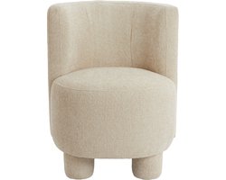 Light & Living Fauteuil Kamova - Chenille - Crème