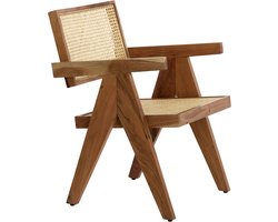 Light & Living Fauteuil Morazan - Hout en rotan - Naturel