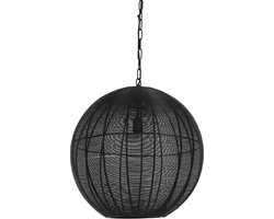 Light & Living Hanglamp Amarah - Zwart - Ø50cm - Modern - Hanglampen Eetkamer, Slaapkamer, Woonkamer