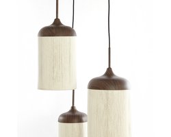 Light & Living Hanglamp Danialo - Donkerbruin - Ø35cm - Modern - Hanglampen Eetkamer, Slaapkamer, Woonkamer
