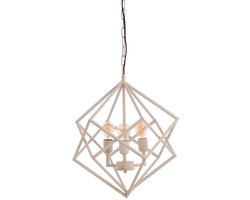 Light & Living - hanglamp - Drizella - beige - metaal - grote eettafellamp - E27 - 2919143