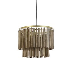 Light & Living Hanglamp Gularo - Donkerbruin - Ø60cm - Modern - Hanglampen Eetkamer, Slaapkamer, Woonkamer