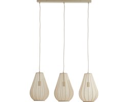 Light & Living Hanglamp Itela 3-Lamps - Zand - Japandi