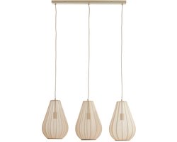 Light & Living Hanglamp Itela - Zand - 80x8x40cm - Modern - Hanglampen Eetkamer, Slaapkamer, Woonkamer