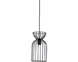 Light & Living Hanglamp Lazar Ø18cm - Mat Zwart