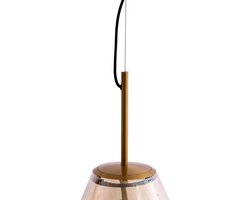 Light & Living - hanglamp - Leona - brons - glas - Ø 40cm - E27 - 2994918