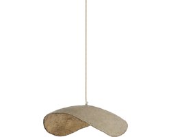 Light & Living Hanglamp Lonia - Papier Maché - 53cm - Grijs