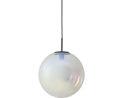 Light & Living Hanglamp Medina - Multicolor Glas - Ø40cm - Modern - Hanglampen Eetkamer, Slaapkamer, Woonkamer