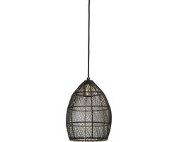 Light & Living Hanglamp Meya - Zwart/Goud - Ø20cm - Luxe - Hanglampen Eetkamer, Slaapkamer, Woonkamer