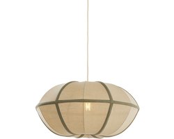 Light & Living - hanglamp - Mirelys - naturel - textiel - Ø 61cm - E27 - 2995184