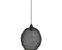 Light & Living Hanglamp Nina - Zwart - Ø38cm - Modern - Hanglampen Eetkamer, Slaapkamer, Woonkamer