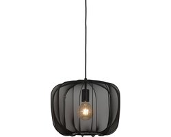 Light & Living Hanglamp Plumeria - Zwart - Ø40cm - Modern - Hanglampen Eetkamer, Slaapkamer, Woonkamer