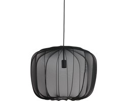 Light & Living Hanglamp Plumeria - Zwart - Ø60cm - Modern - Hanglampen Eetkamer, Slaapkamer, Woonkamer