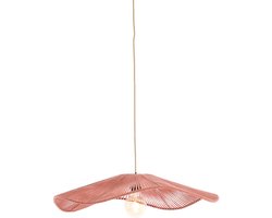Light & Living - hanglamp - Rafa - oranje - textiel - E27 - 2976394