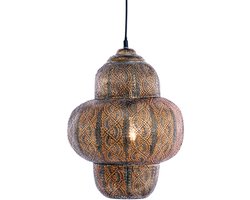 Light & Living Hanglamp Ryota - Bruin - 30.5x30.5x41cm - Modern - Hanglampen Eetkamer, Slaapkamer, Woonkamer