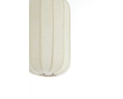 Light & Living - hanglamp - Tufia - beige crème - textiel - grote eettafellamp - E27 - 2992443
