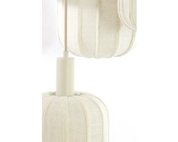Light & Living - hanglamp - Tufia - beige crème - textiel - Ø 53cm - E27 - 2992643