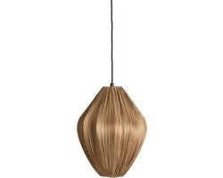 Light & Living - hanglamp - Verita - bruin - textiel - Ø 31cm - E27 - 2993418