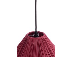 Light & Living - hanglamp - Verita - rood - textiel - Ø 31cm - E27 - 2993417