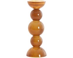 Light & Living - Kaarsenhouder ITINGA - Ø10x26.5 cm - Bruin
