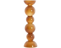 Light & Living - Kaarsenhouder ITINGA - Ø9.5x34 cm - Bruin