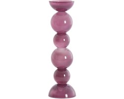 Light & Living - Kaarsenhouder ITINGA - Ø9.5x34 cm - Paars