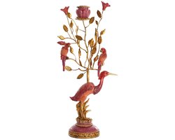 Light & Living Kandelaar Heron - Bordeaux - 22x11x44cm - Modern - Metaal - Moederdag - Moederdag cadeautje - Moederdag cadeau voor mama