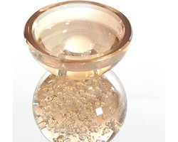 Light & Living - Kandelaar ITINGA - Oranje - 9.5x9.5x15.5 cm