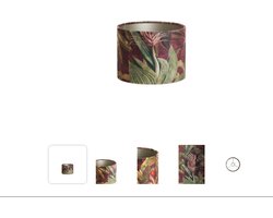 Light & Living - kap - Passion - paars - textiel - Ø 20cm - E27 - 2220957