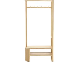 Light & Living - Kapstok GAIOS - 85x30x180cm - Bruin