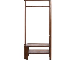 Light & Living - Kapstok GAIOS - 85x30x180cm - Bruin