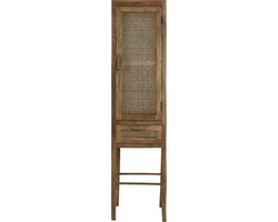 Light & Living Kast met lade 45x40x180 cm NIPAS hout bruin