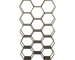Light & Living Kast open 100x24,5x179 cm HUAL antiek brons