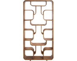 Light & Living - Kast open LABARE - 100x30x200cm - Bruin