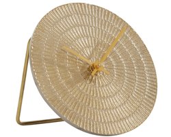 Light & Living - Klok BOJANO - 15.5x2x15.5cm - Goud