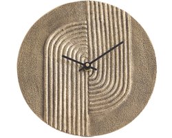 Light & Living - Klok GWENNA - 15x3x15cm - Brons