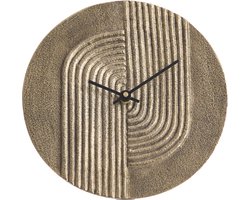 Light & Living - Klok GWENNA - 20x3x20cm - Brons