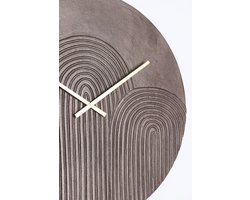 Light & Living - Klok GWENNA - 58x3x58cm - Bruin