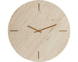 Light & Living - Klok JENAY - 43x1.5x43cm - Bruin