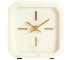 Light & Living - Klok PABLIA - 13x4x13 cm - Wit