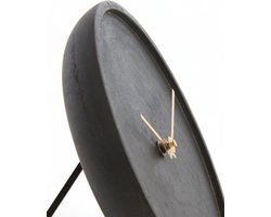 Light & Living - Klok VETI - 15x4x15cm - Bruin