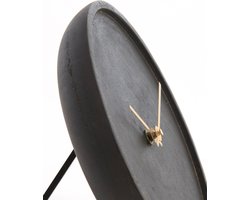 Light & Living - Klok VETI - 20x4x20cm - Bruin