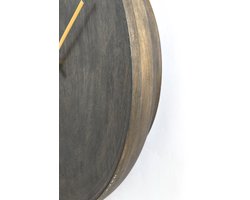 Light & Living - Klok VETI - 56x8x56cm - Bruin