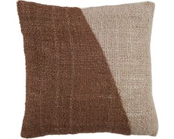 Light & Living - Kussen CANBERRA - 45x45cm - Bruin